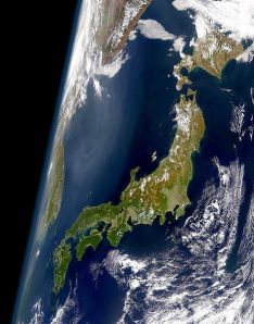Japan Satellite View